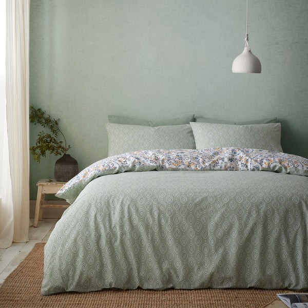 Kétszemélyes ágyneműhuzat 200x200 cm Safiya Mandala – Pineapple Elephant-image-1