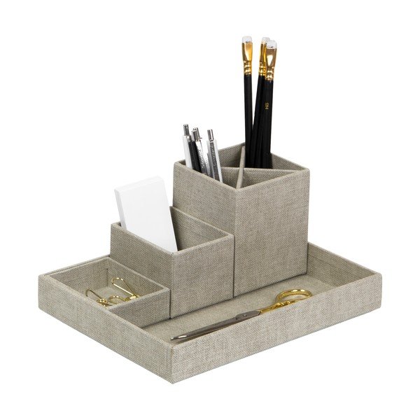 Lena bézs 4 részes asztali rendszerező - Bigso Box of Sweden-image-2