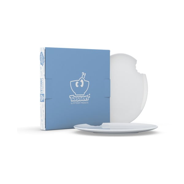 Fehér desszertes porcelán tányér készlet 2 db-os ø 20 cm – 58products-image-3