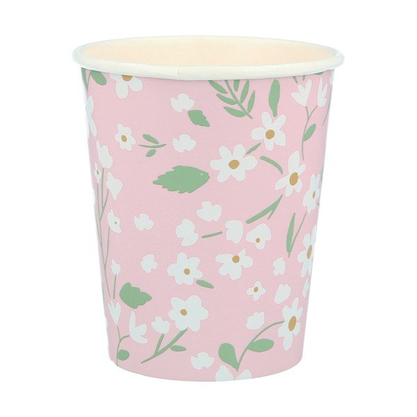Egyszer használatos papír pohár készlet 12 db-os Ditsy – Meri Meri-image-2