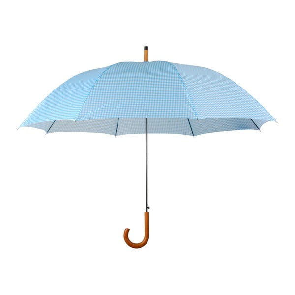 Rain világoskék esernyő fa fogóval- Esschert Design