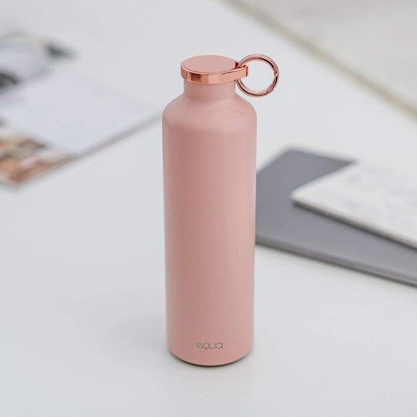 Rózsaszín rozsdamentes termosz 680 ml Basic Pink Blush - Equa-image-4