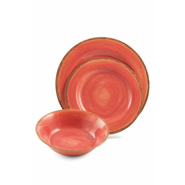 Lucia 18 db-os színes melamin étkészlet - Villa d'Este-image-3