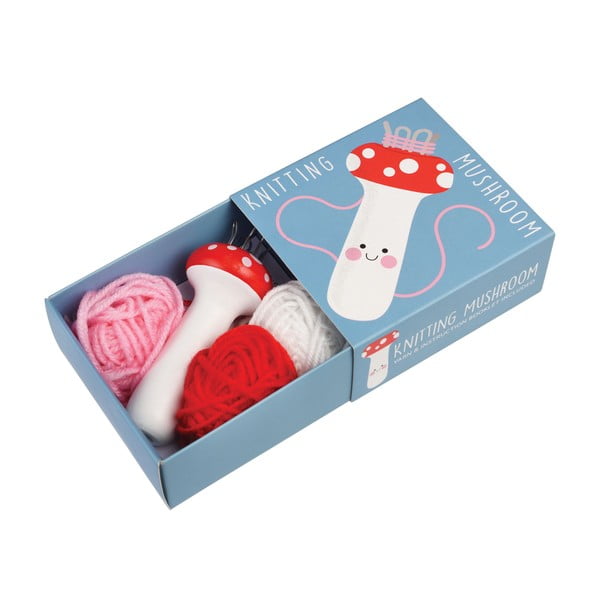 Kreatív készlet Knitting Kit Mushroom – Rex London