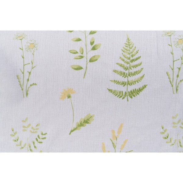 Fehér-zöld fényáteresztő függöny 140x245 cm Caledonia – Mendola Fabrics-image-4