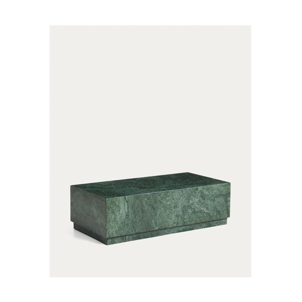 Zöld márvány dohányzóasztal 50x100 cm Sorein – Kave Home-image-4