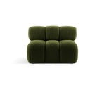 Zöld buklé kanapé modul (középső rész) Bellis – Micadoni Home