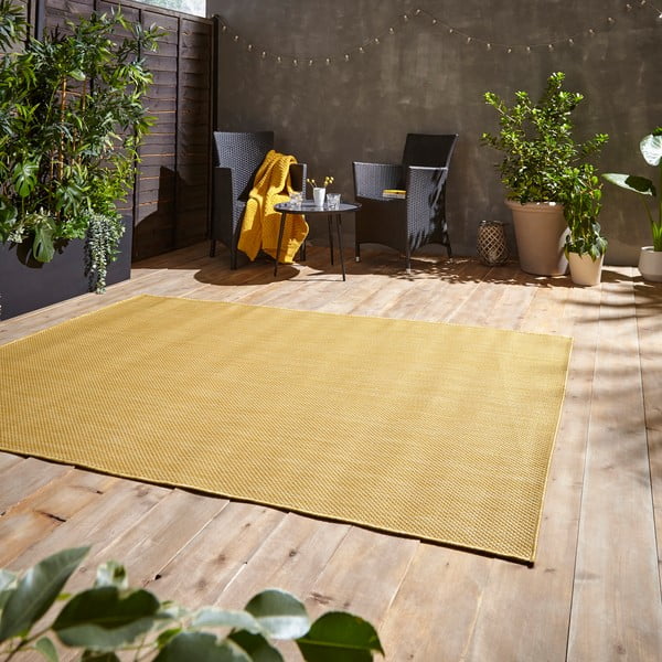 Sárga kültéri szőnyeg 200x290 cm POP! – Think Rugs-image-2