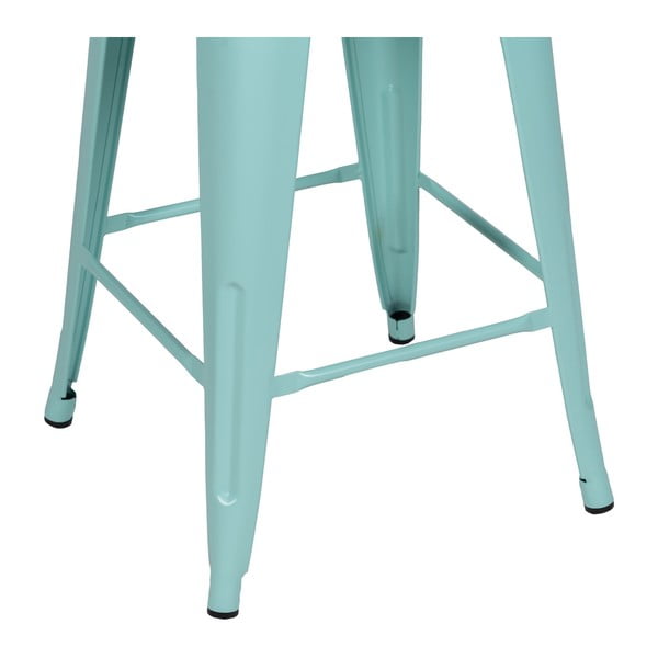 Türkiz fém bárszék szett 2 db-os (ülésmagasság 61 cm) – Ixia-image-2