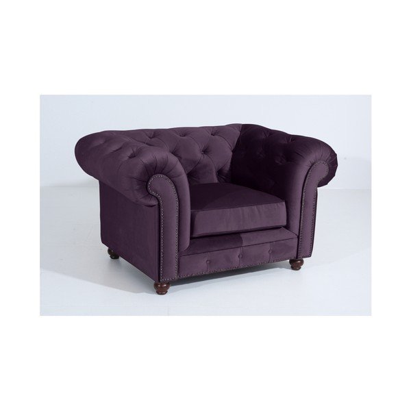 Orleans Velvet lila fotel - Max Winzer-image-4