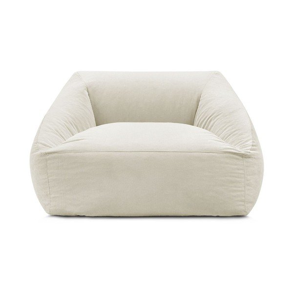 Bézs kordbársony babzsákfotel Lilibet – Bobochic Paris-image-2