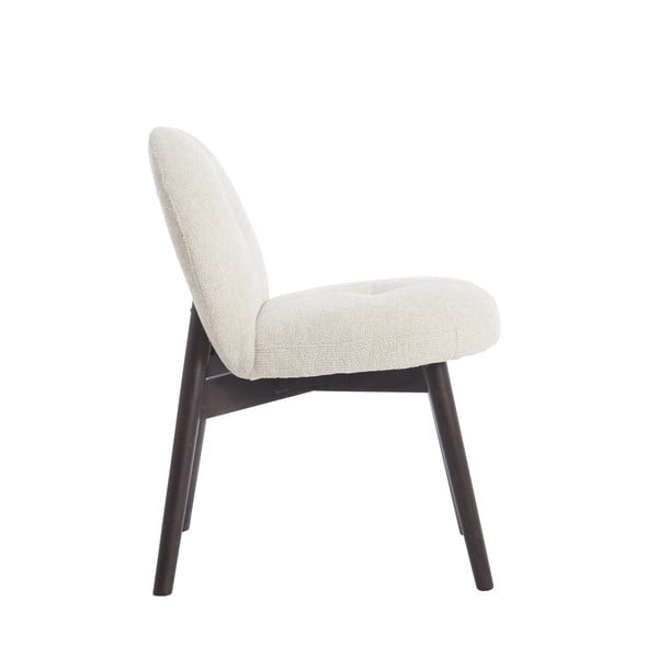 Krémszínű kárpitozott étkezőfotel szett 2 db-os Sinosa – Light & Living-image-3