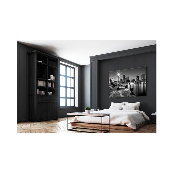 Canvas City B&W fali kép, 70 x 100 cm - Styler-image-1