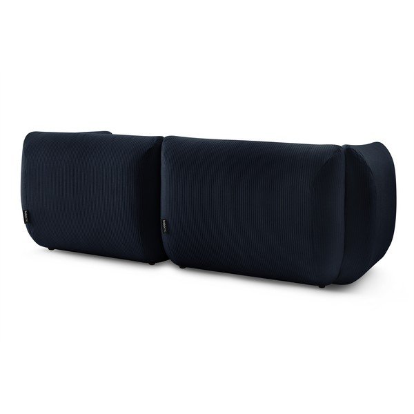 Sötétkék kordbársony kanapé 260 cm Lecomte – Bobochic Paris-image-4
