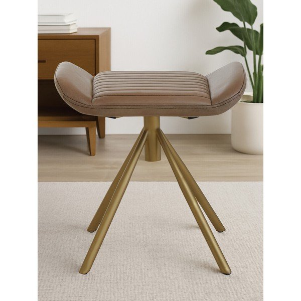 Szürke bőr lábtartó Buffalo – Premier Housewares-image-1