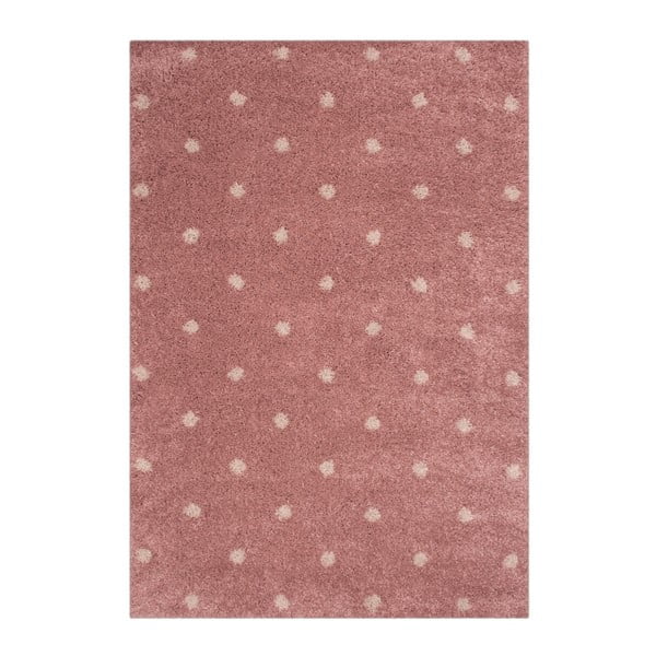 Dots rózsaszín gyerekszőnyeg, 120 x 170 cm - Hanse Home
