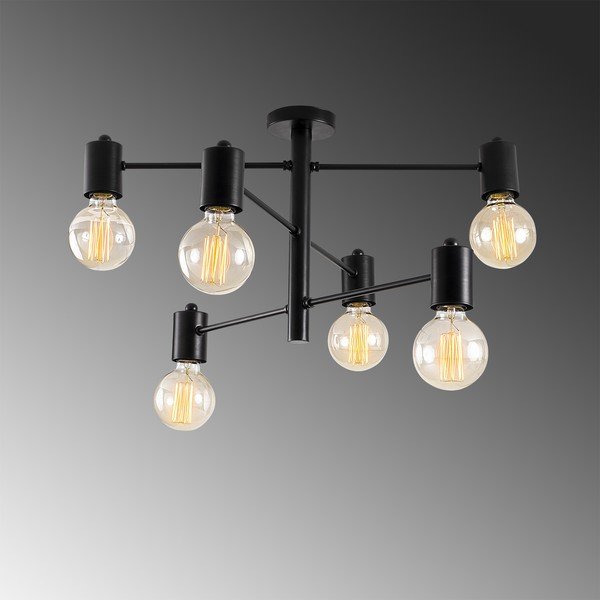 Hexa fekete 6 lámpás mennyezeti lámpa - Opviq lights-image-1