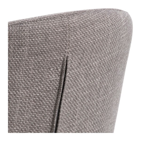 Szürke kárpitozott étkezőfotel szett 2 db-os Pippa – Actona-image-1