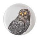 Marini Ferlazzo Owl fehér porcelán tányér, ø 20 cm - Maxwell & Williams
