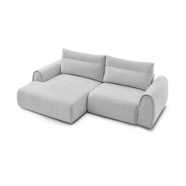 Világosszürke sarokkanapé Aden – Bobochic Paris-image-3