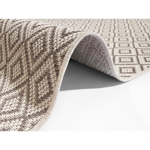 Porto bézs-szürke kültéri futószőnyeg, 70x200 cm - Ragami-image-1