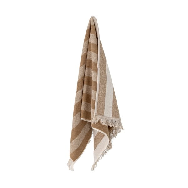 Barna-bézs pamut fürdőlepedő 70x140 cm Elaia – Bloomingville-image-4