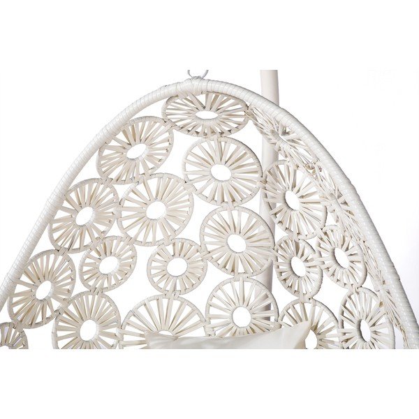 Palma krémfehér mesterséges rattan függőfotel - Le Bonom-image-3