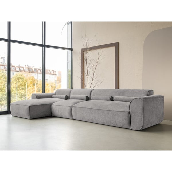 Világosszürke sarokkanapé (bal oldali) Flex Felix – Miuform-image-3