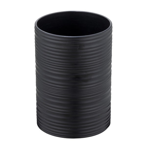 Fekete műanyag fogkefetartó pohár Lyon – Allstar