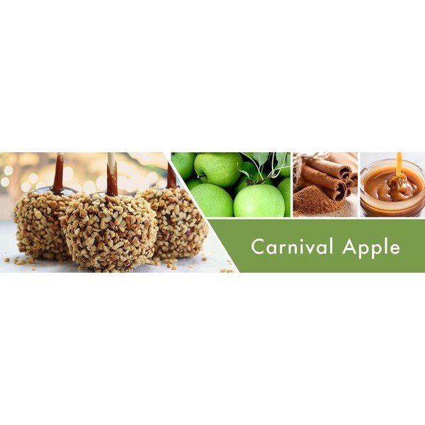 Carnival Apple illatgyertya üvegben, égési idő 35 óra - Goose Creek-image-1