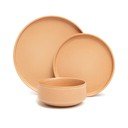 Malia 18 db-os tégla-narancssárga agyagkerámia étkészlet - Bonami selection