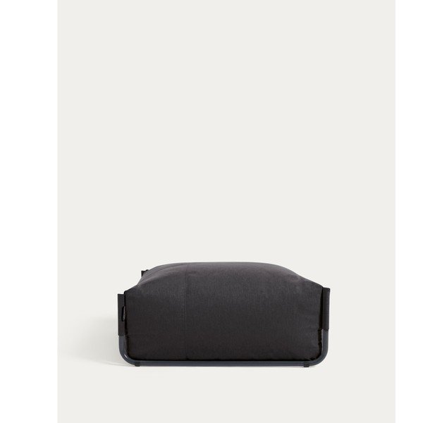 Sötétszürke kerti puff Square – Kave Home-image-4