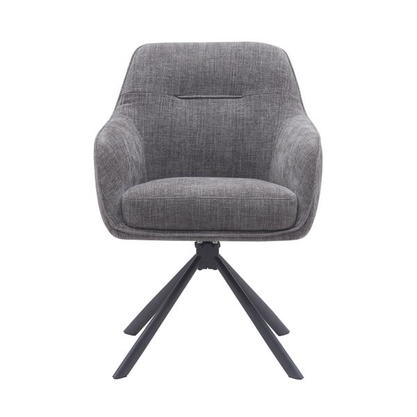 Szürke kárpitozott étkezőfotel szett 2 db-os Avola – Unique Furniture-image-1