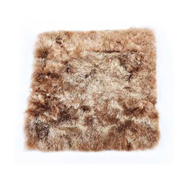 Eglé barna rövid szálas szőrme ülőpárna, 37 x 37 cm - Arctic Fur