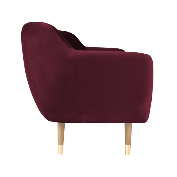 Amelie borvörös kétszemélyes kanapé - Mazzini Sofas-image-2