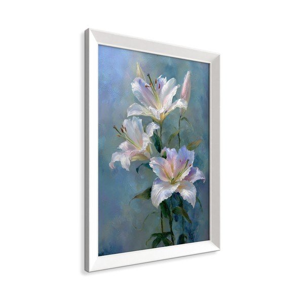 Nyomtatott keretezett kép 56x75 cm Lilies – Styler-image-4
