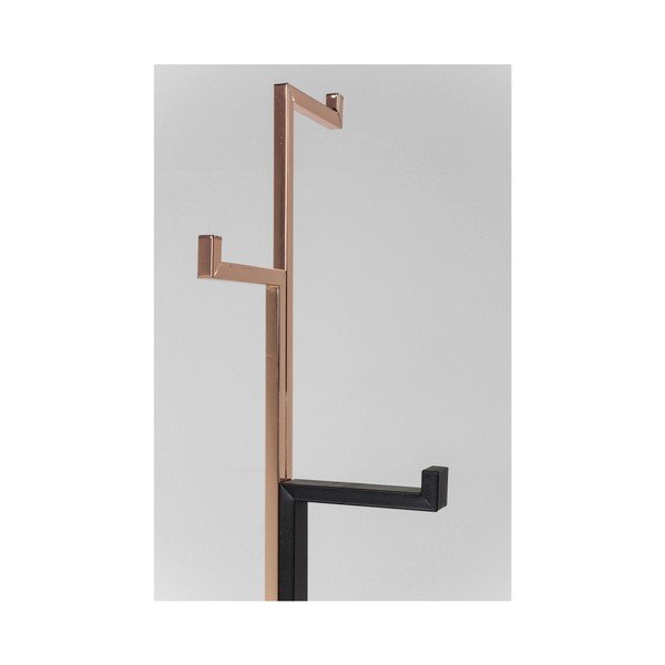 Casino fekete-rézszínű fogas - Kare Design-image-1