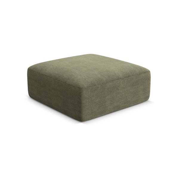 Zöld kordbársony lábtartó Campi – Cosmopolitan Design