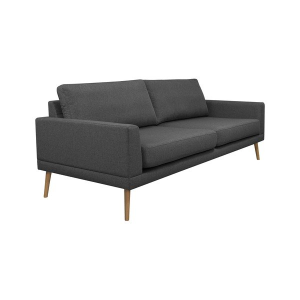 Vega sötétszürke háromszemélyes kanapé - Windsor & Co Sofas-image-1
