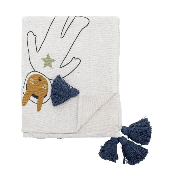 Fehér gyerek takaró 130x160 cm Space – Bloomingville Mini-image-2