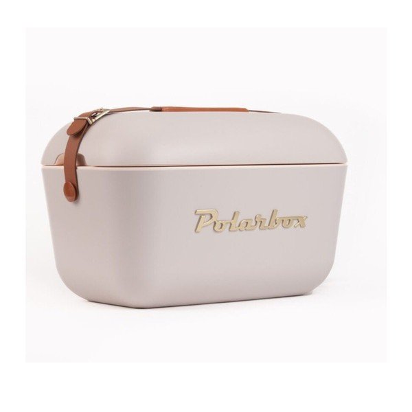 Bézs hűtődoboz 12 l Classic Gold – Polarbox