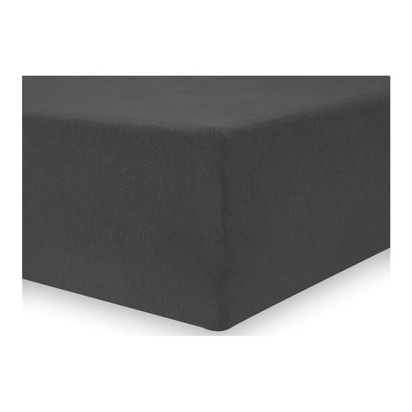 Nephrite sötétszürke gumis lepedő, 180/200 x 200 cm - DecoKing-image-2