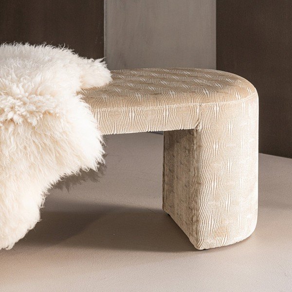 Bézs párnázott pad Jacob – WOOOD-image-3