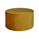 Sara Low mustársárga puff - WOOOD