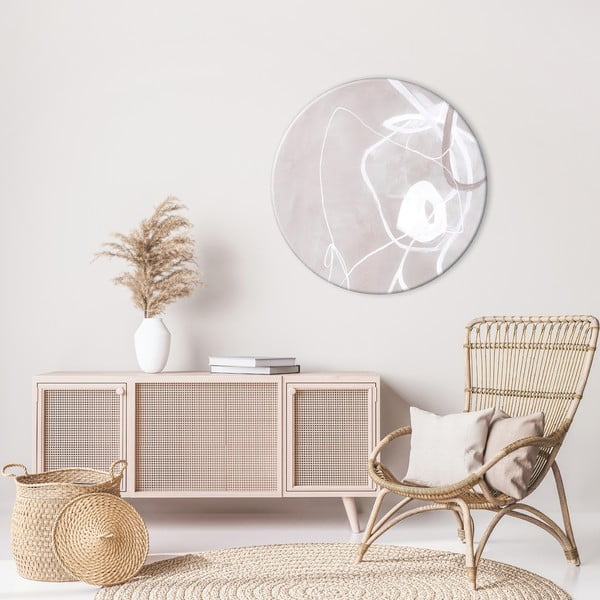 Kép ø 70 cm Fine Line – Malerifabrikken-image-1