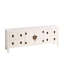 Fehér alacsony komód 130x50,5 cm Oriente – Ixia