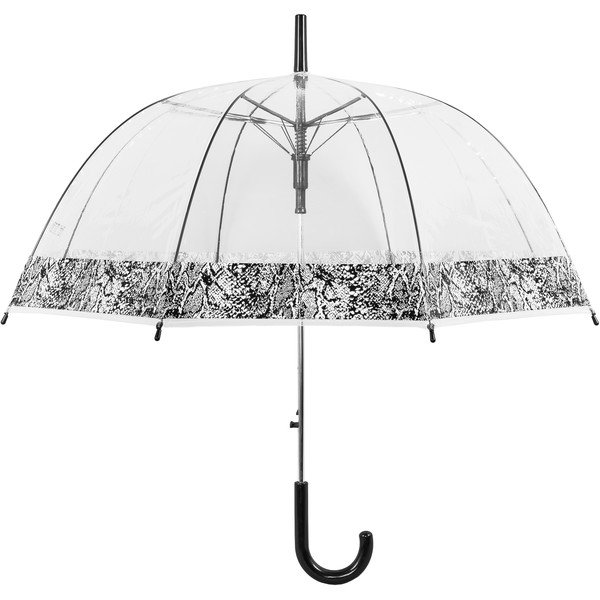 Snake Skin átlátszó szélálló botesernyő automata nyitószerkezettel, ⌀ 84 cm - Ambiance