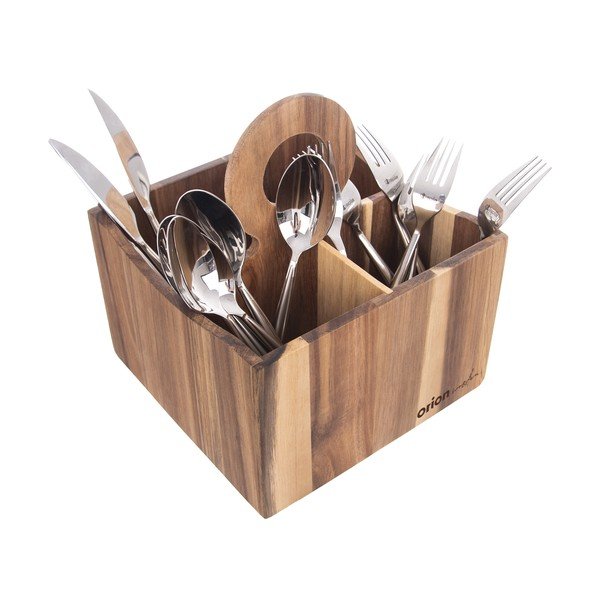 Fa konyhai eszköztartó állvány Wooden – Orion-image-4