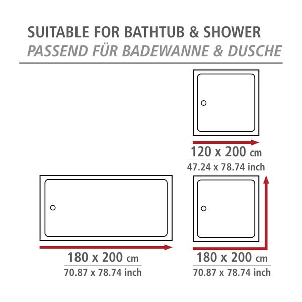 Zuhanyfüggöny 180x200 cm Rollin'Art Ocean Life – Wenko-image-2