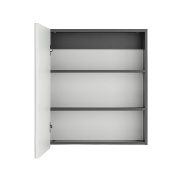 Wisla fali fürdőszobai szekrény tükörrel, 60 x 70 cm - Støraa-image-2